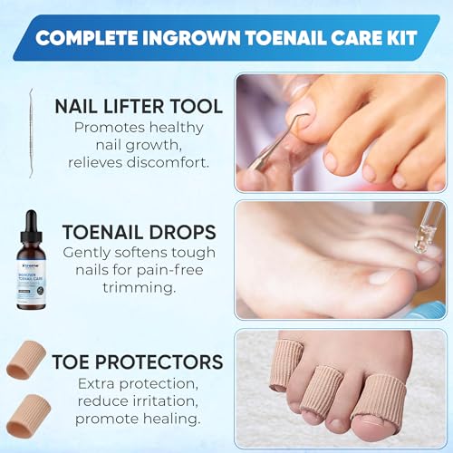 Ingrown Toenail Treatment Kit: Remove, Relieve Pain, Protect